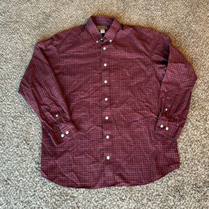 Duluth Trading Men’s XLT Red‎ Button Down Shirt Hiking Work